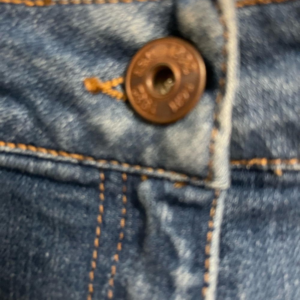 Next Denim Ruffle Trim Shorts - Picture 4 of 7